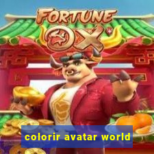 colorir avatar world